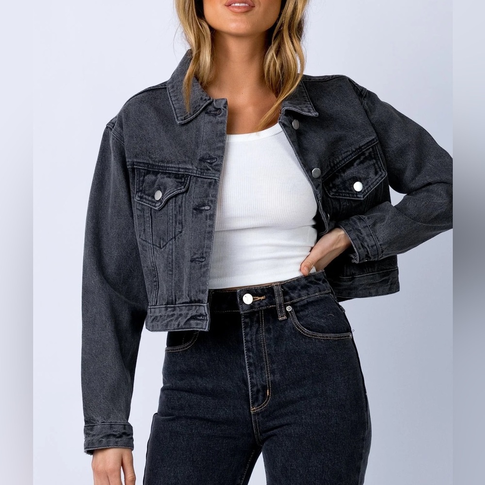 Easton Jacket in washed gray